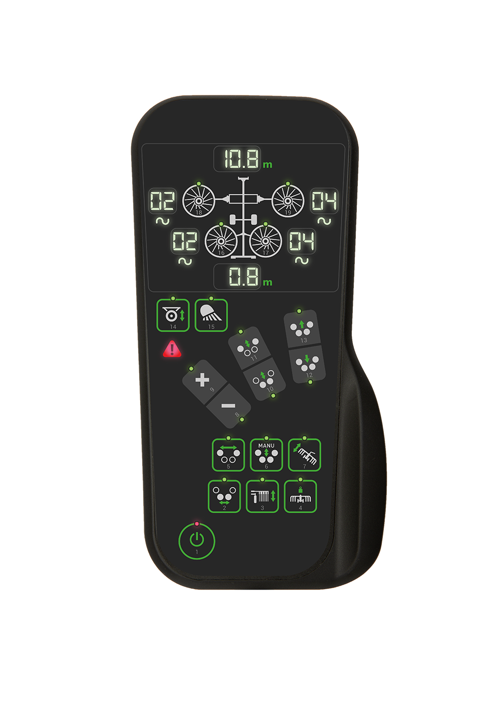 DS100 Bedienterminal mit Folientastatur